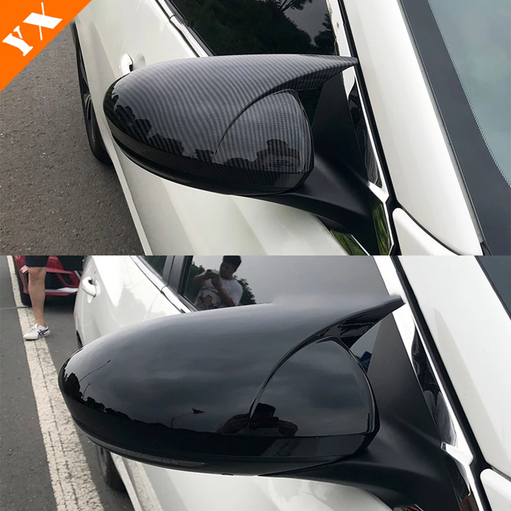 

Chrome Carbon Car Styling For Nissan Sentra Accessories 2020 2021 Car Side Door Rearview Turning Mirror Cover Trim