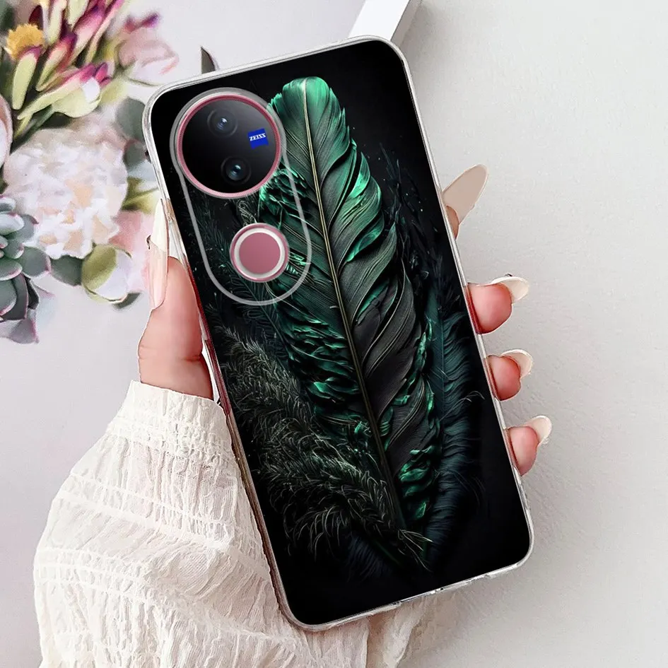 Luxury Marble Lion Soft Silicone Clear Bumper Case