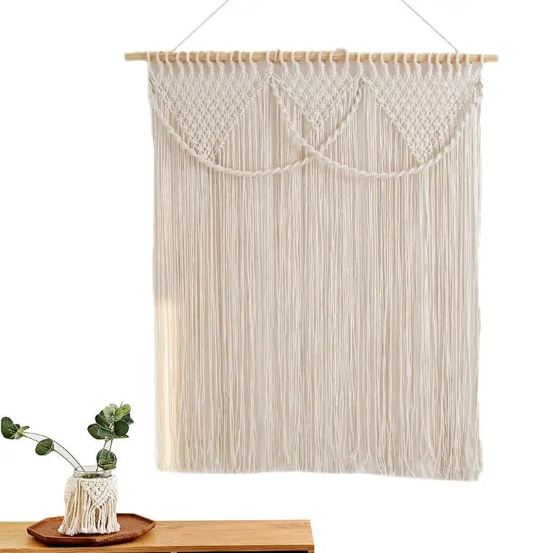 

Large Macrame Wall Hanging Boho Tapestry Hanging Wall Decor Bedroom Apartment Dorm Room Hanging Decoration Gift For Birthday &