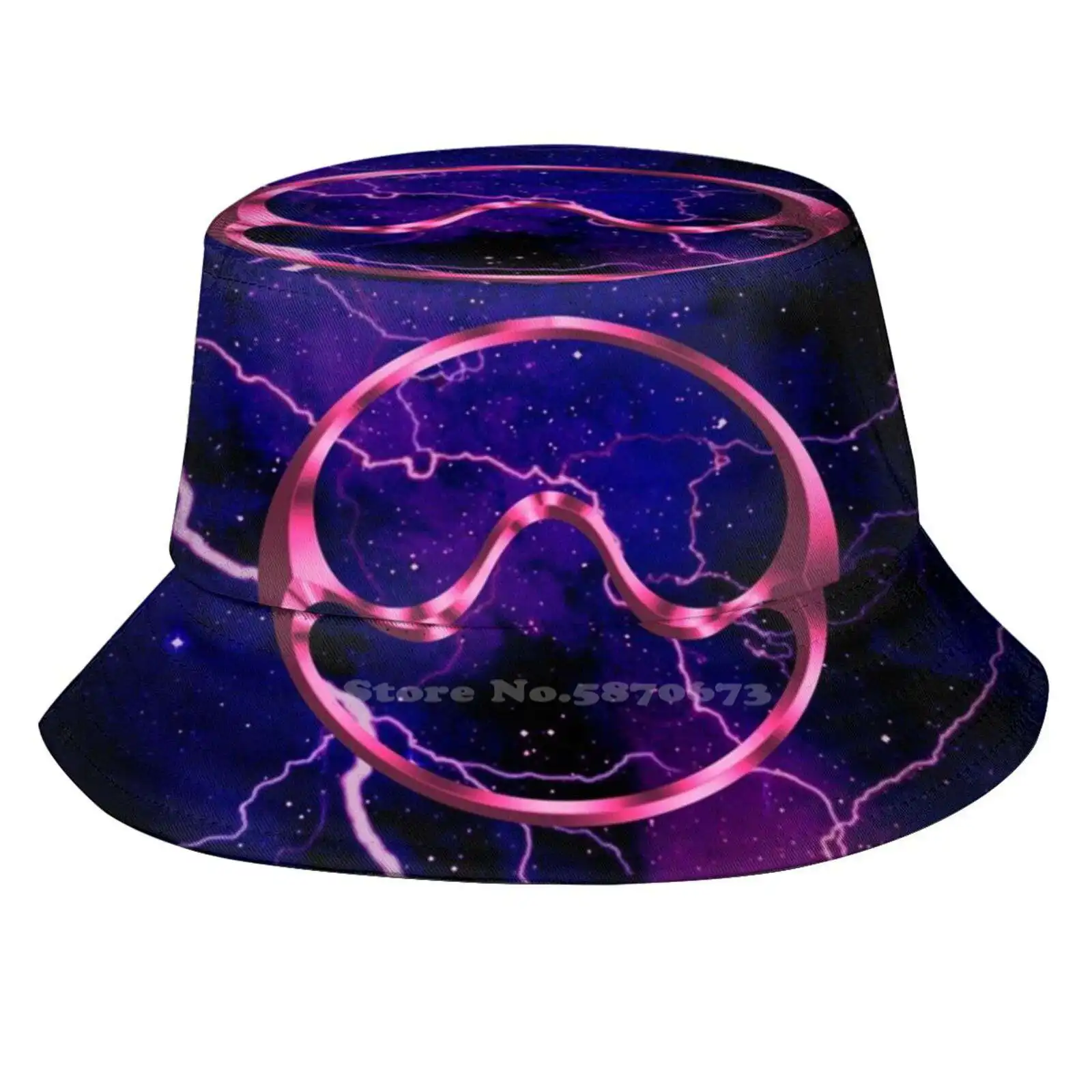 Chromatica Cappello Da Pescatore Pieghevole Panama Cap Chromatica Chromatica Rain On Me Music Gaga Galaxy Storm Born This Way Logo Case