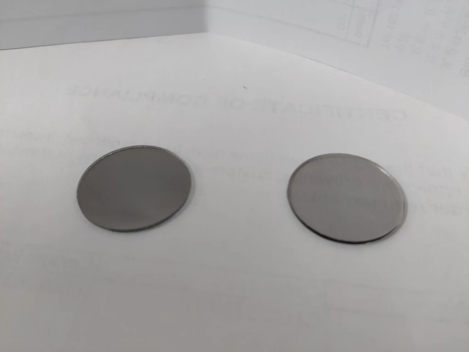 직경 25.4mm 광학 고정 중성 농도 필터/광학 중성 감쇠기