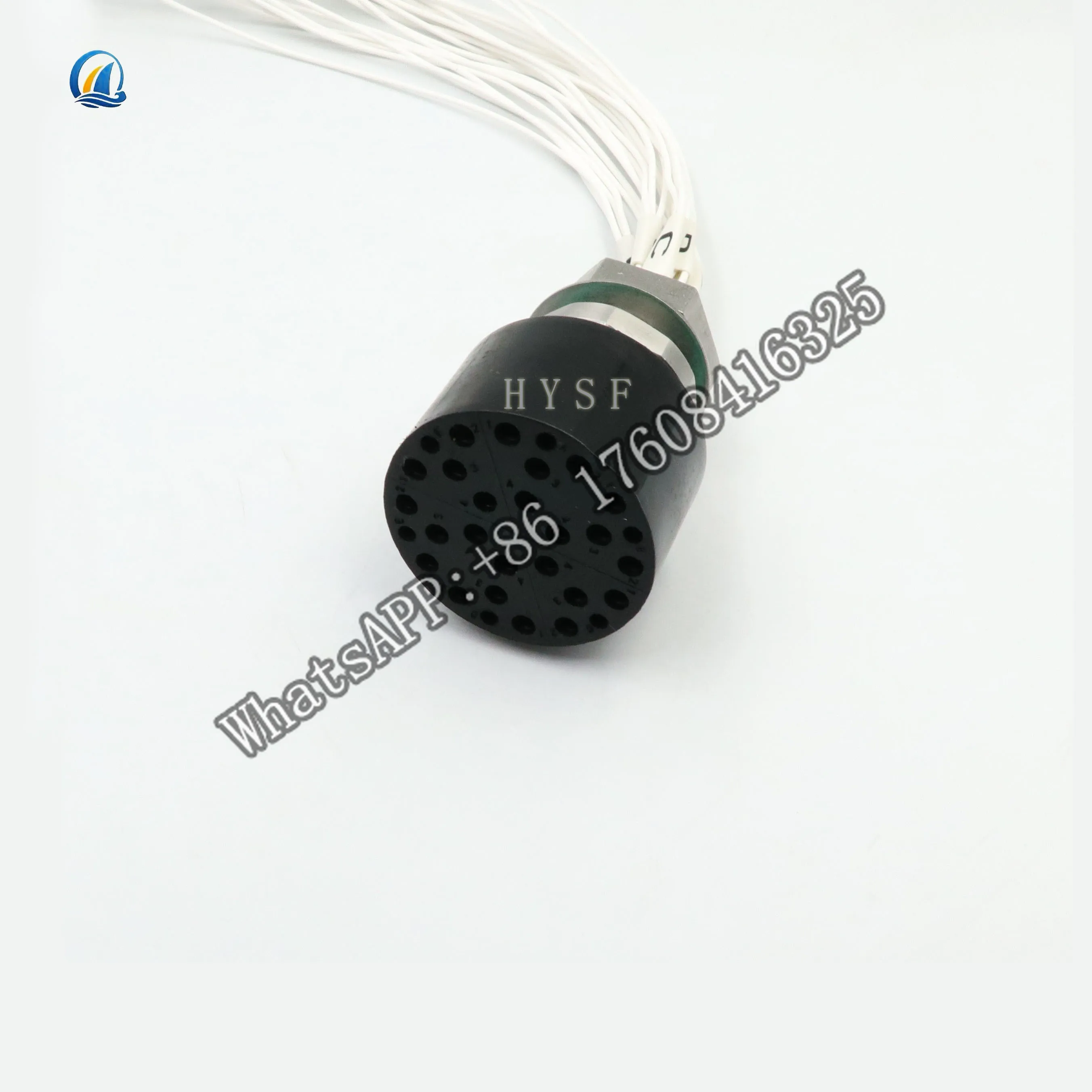 

Underwater connector 2To42 pin waterproof female plug cable for underwater sonar circular connector