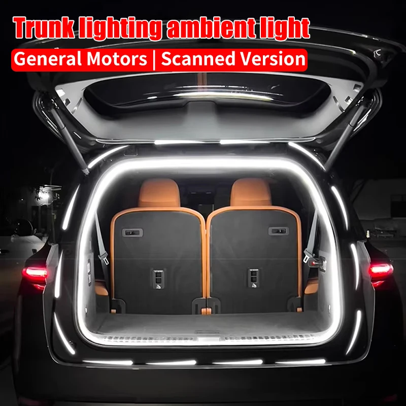 Car Trunk Dynamic Flowing Light Strip On/Off Scanning Trunks Lights ...
