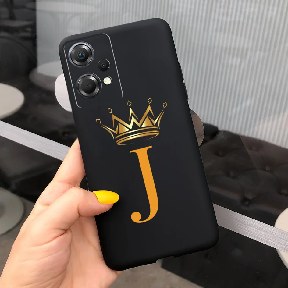 Stylish Alphabet Design Soft Silicone Protective Phone Case