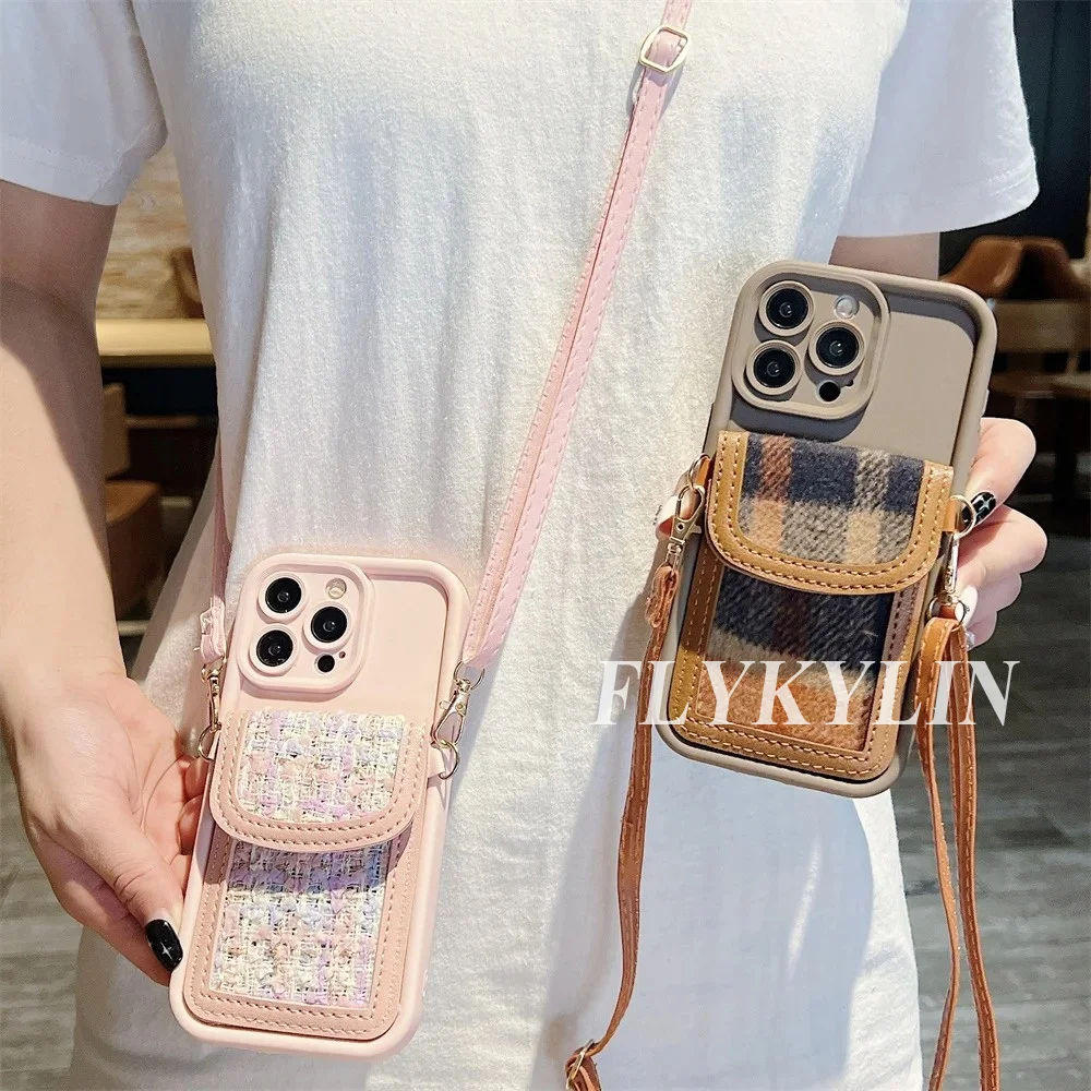 Leather Lanyard for Wallet, Bag, and Phone Case - Soft Shell Accessory