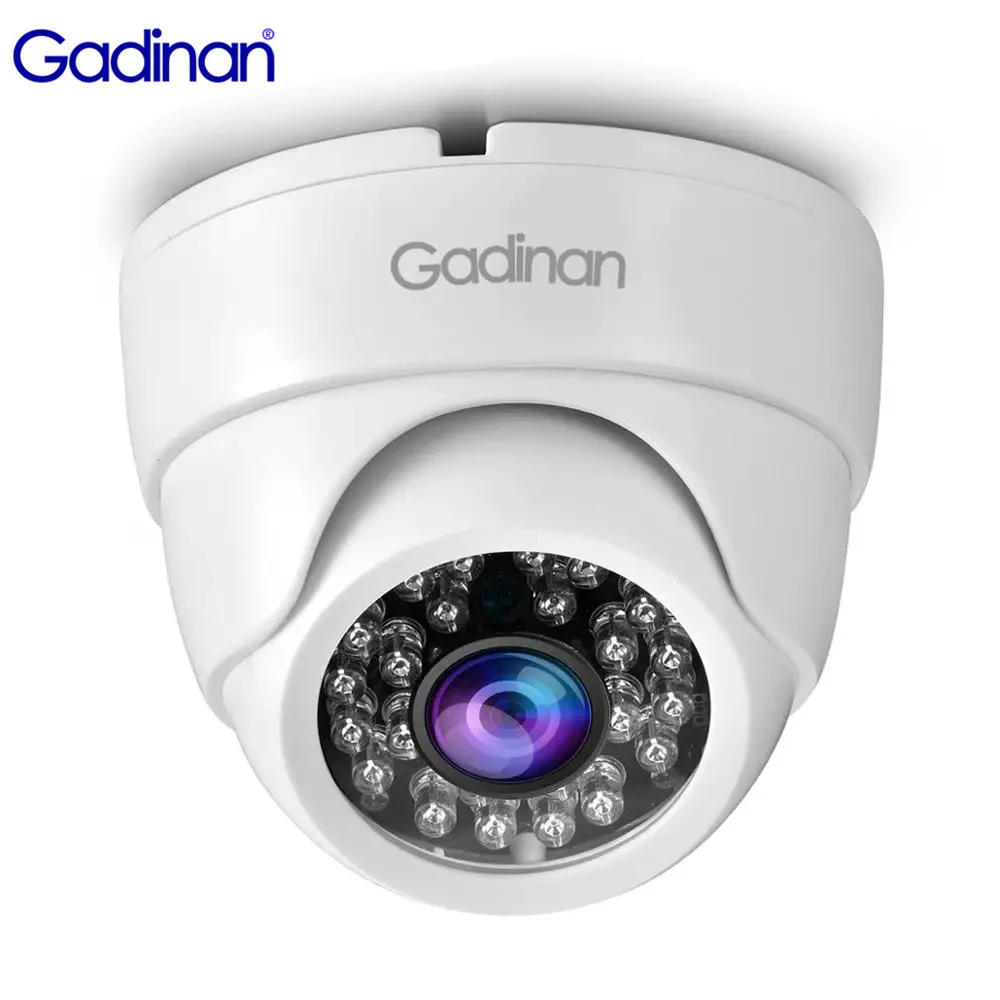 Gadinan Ahd Dome Cctv Camera 5Mp 1080P 720P Ir Mini Ahd Camera Bnc Indoor Ir Cut Filter 24Pcs Ir Leds Visione Notturna Plastica Abs