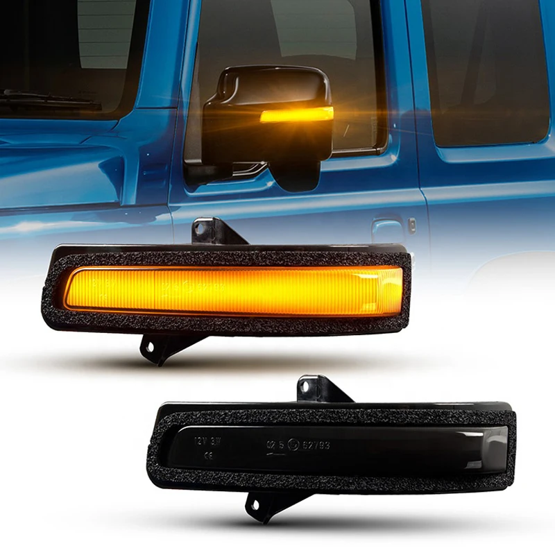 2X Dynamic Amber Turn Signal Light Side Mirror Indicator Sequential Blinker Lamp For Suzuki Jimny JB74 B64 19-20 Canbus No Error |