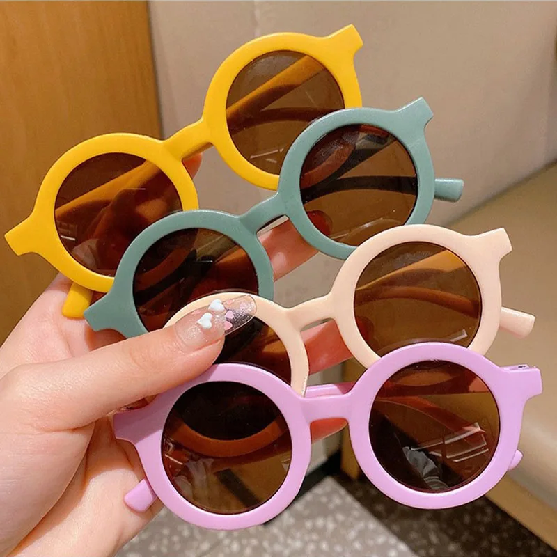 Original Round Sustainable Sunglasses | BIO-Based Bendable Polarized | Child | 3-8 Y | Sunset Meadow main image 1