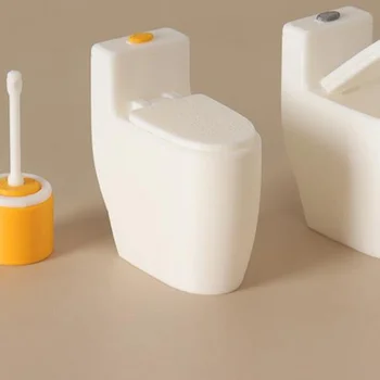 Modello di WC in Miniatura 1/12 per Casa delle Bambole, Ornamento per Bagno, Decorazione per Micro Scene, Giocattoli per Gioco di Ruolo