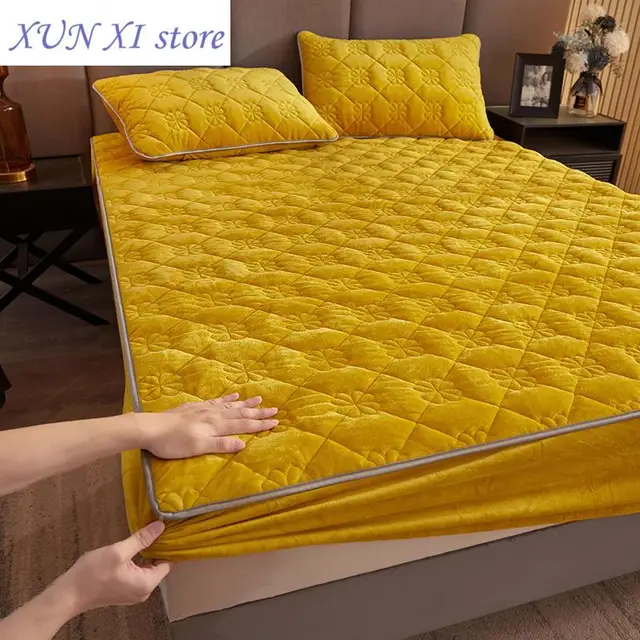 극상의 따뜻함을 선사하는 겨울용 플란넬 플리스 침대 시트