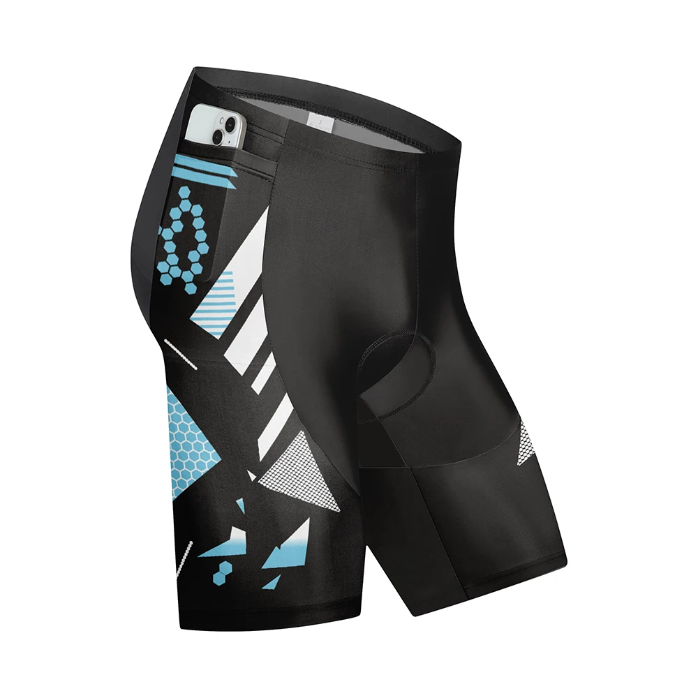 New unisex tight fit slim summer quick drying cycling shorts with