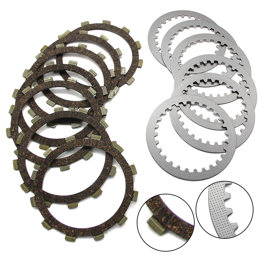 

Motorcycle Clutch Disc Friction Piece Kit Discs For Yamaha XS400SG XS400G XS400SH 383-16321-00/4H7-16321-01/4H7-16321-02 Parts