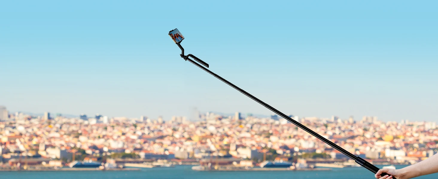 Selfie Stick Tripod PT60 w Remote Control 4 Legs 360° Handle Adjustable Holder f