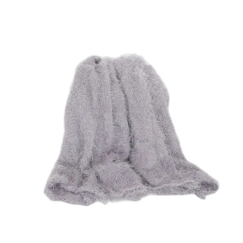 Newborn baby stretch knit wrap Baby soft swaddle knit blanket Photography props Jersey wrap photo props 4