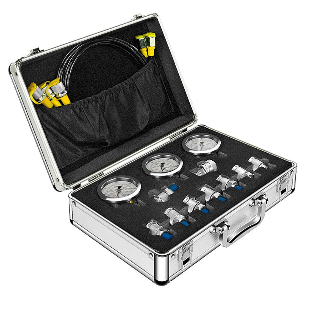 

Гидравлический тестер измерительный инструмент манометр точный манометр портативный экскаватор