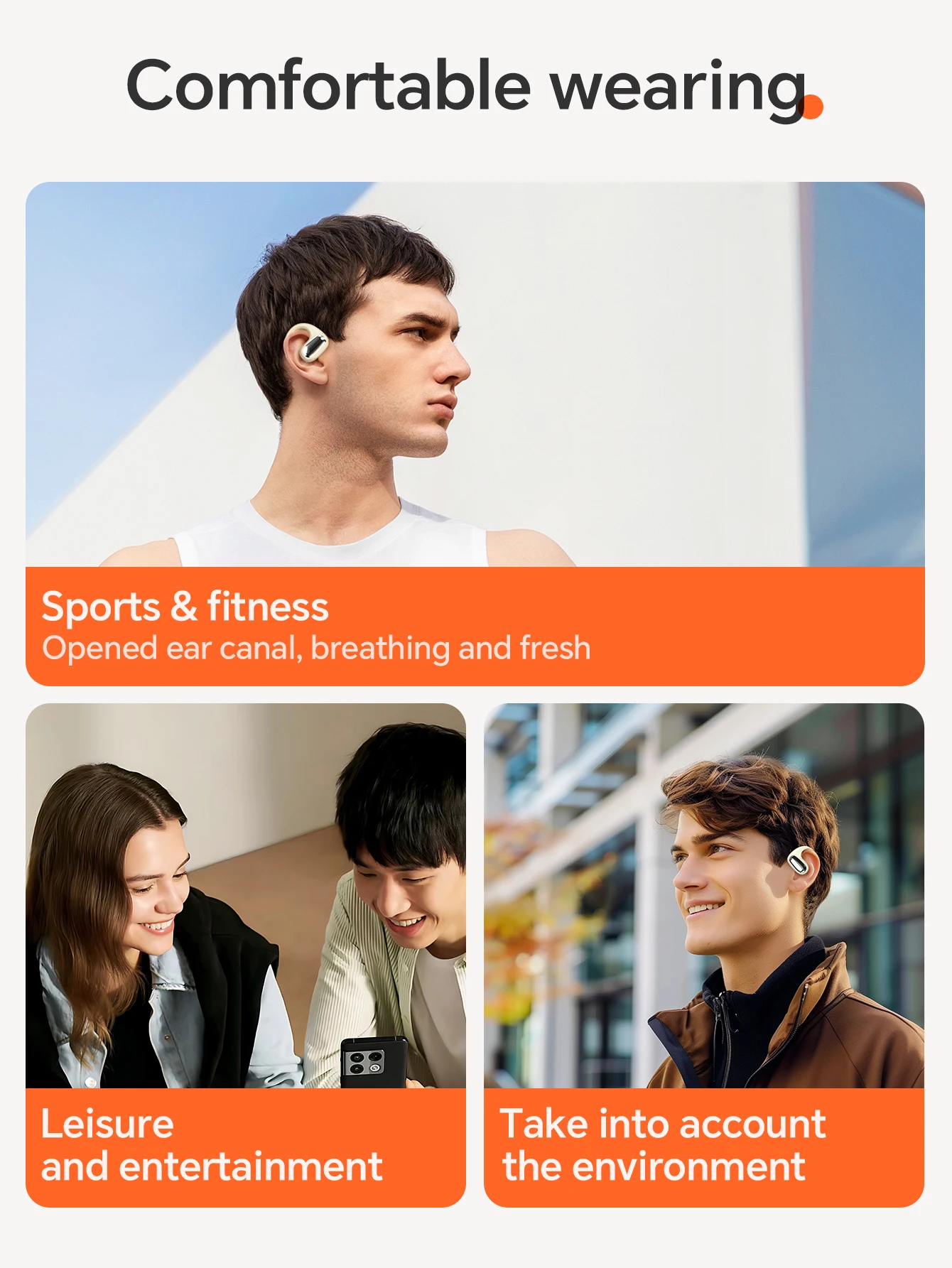 HOCO EA4 Open-Ear True Wireless Earphone description image 2