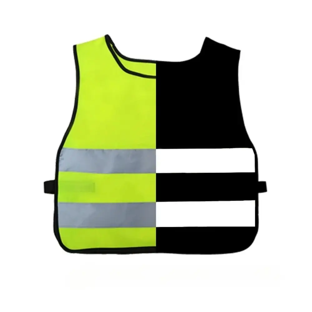 Casual High Visibility Kids Safety Vest Comfortable Wear Resistant Reflective Vest Jacket Breathable Traffic Waistcoat Night