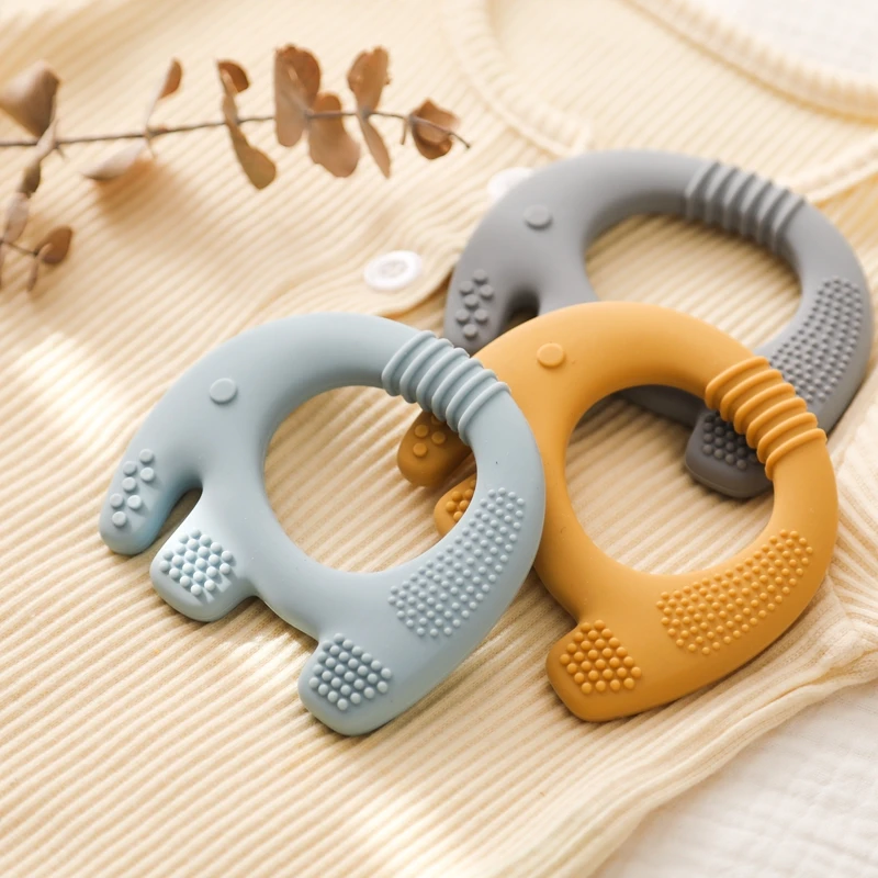 Baby BPA Free Silicone Teething Toys Food Grade Cute Animal Nursing Teether For Children Silicone Teething Toys Teething Toys