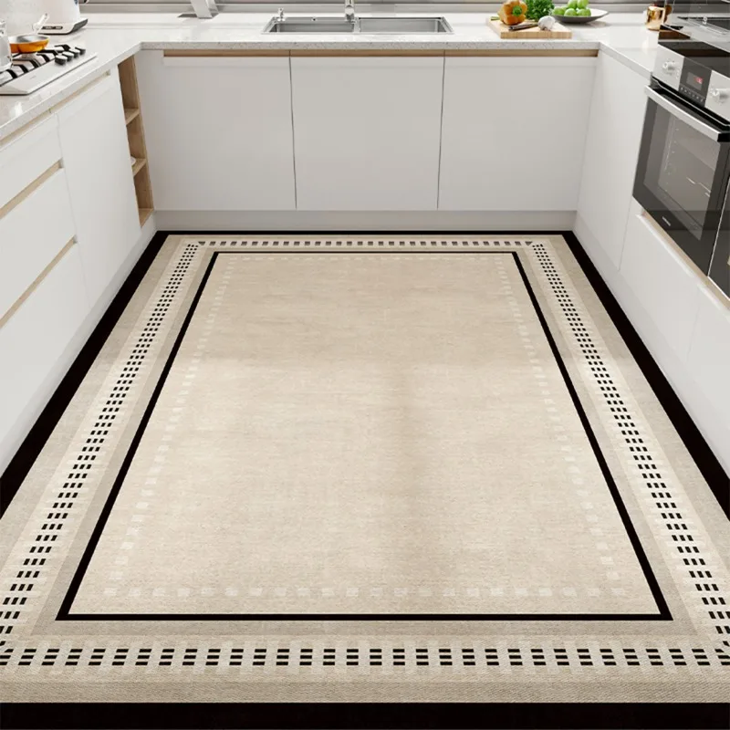 

Water-Absorbent Non-Slip PVC Floor Mat, Large Kitchen Carpet, Soft Diatom Mud Foot Mats, Absorbent Rug, Home Decoration