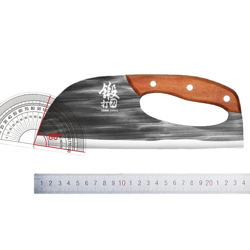 Heavy Chef Kitchen Stainless Steel Knife Labor-Saving Cutting Meat Sharp Knife 24Cm