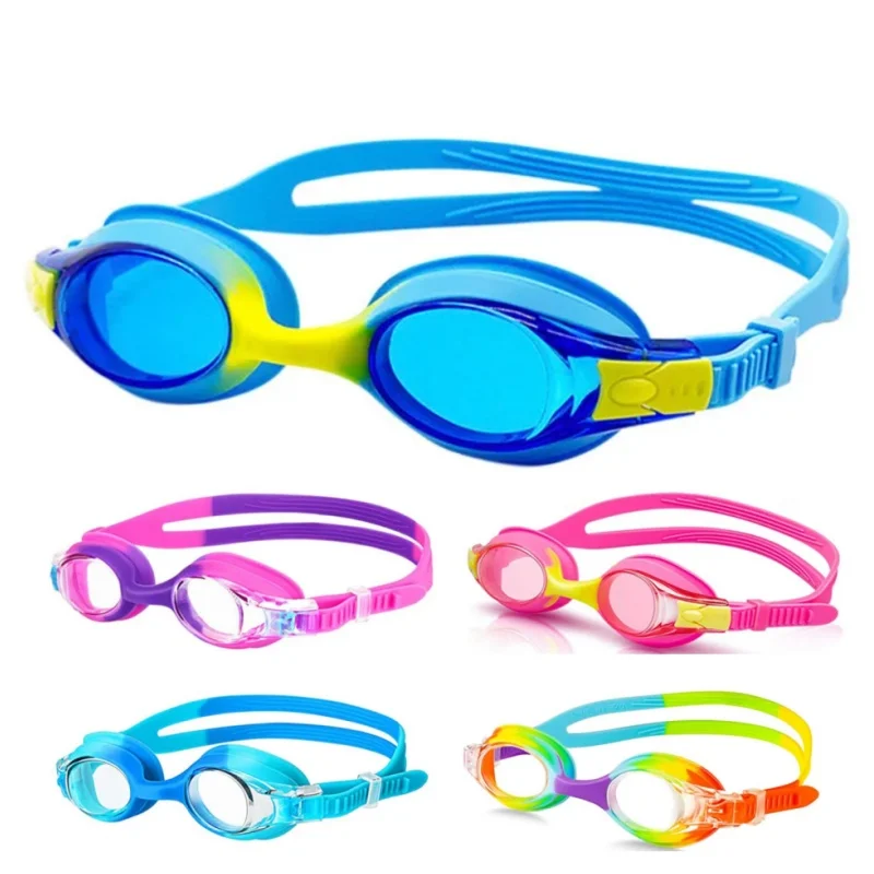 Kids Swimming Goggles HD Waterproof Anti-Fog Electroplating