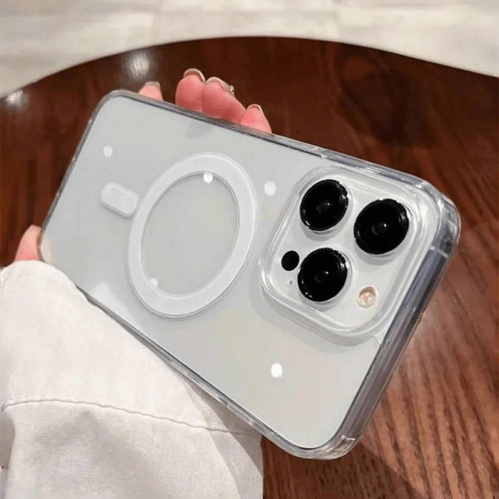 Luxury Magnetic For Magsafe Wireless Charging Case For iPhone 17