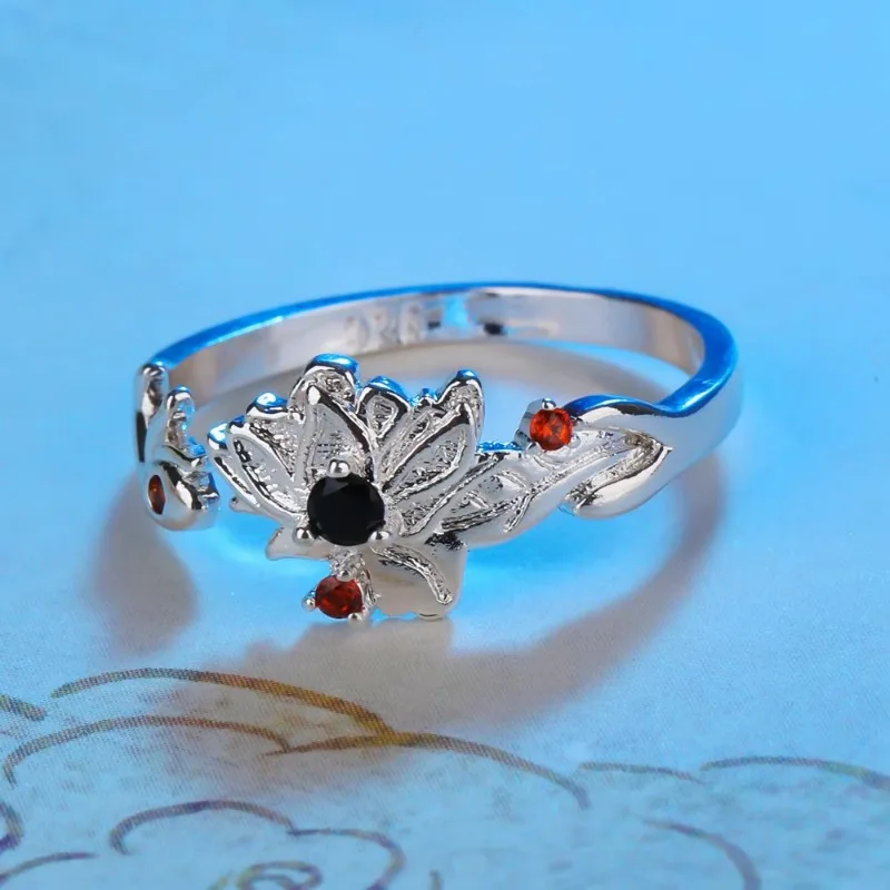 Anime Ring Mo Dao Zu Shi Lan Wangji Wei Wuxian The Untamed Cosplay Antiquity Couple Ring Jewelry Accessories Gift for Lovers 6