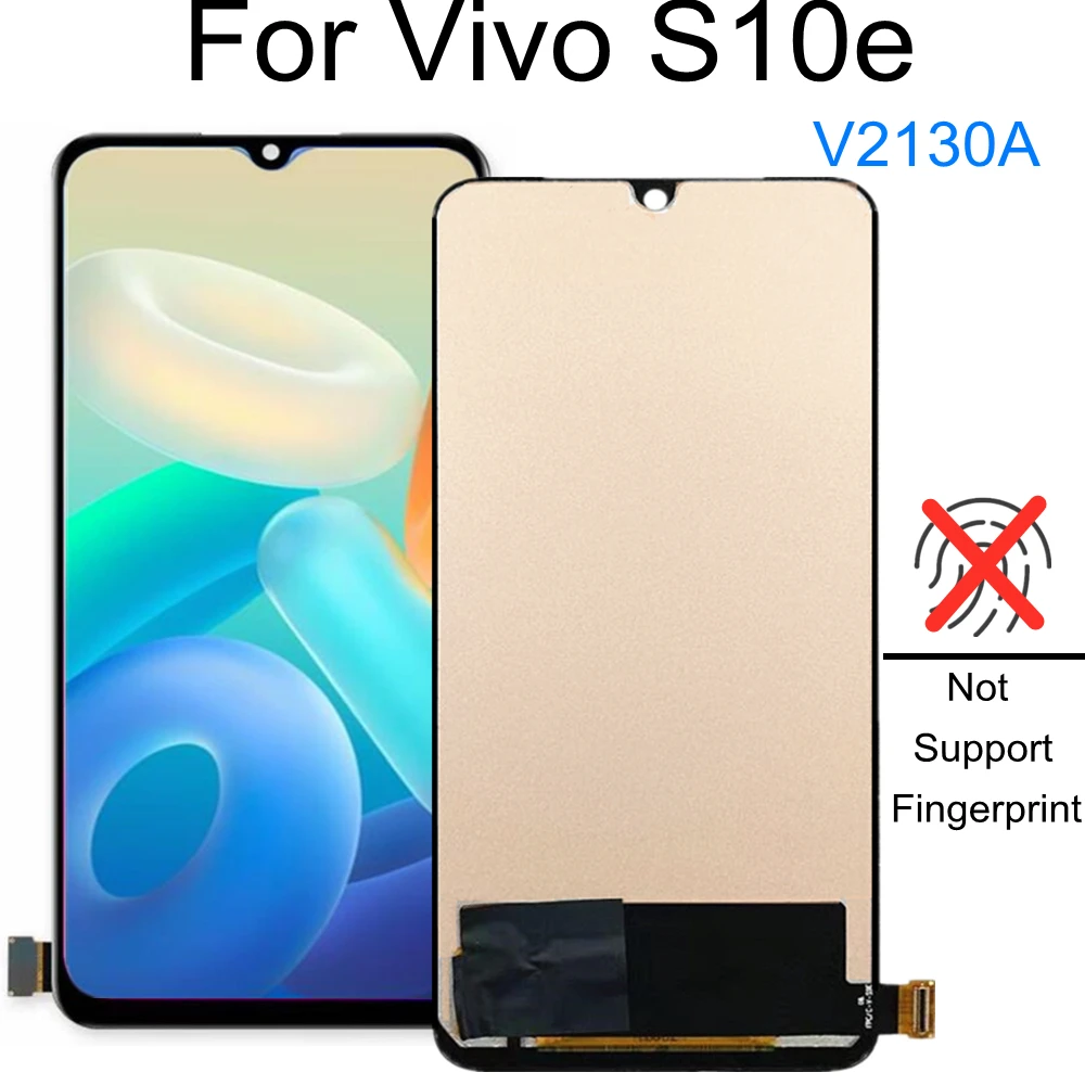 

6.44'' TFT LCD For Vivo S10e LCD Display Touch Screen Digitizer Assembly Replace For vivo V2130A 5G LCD