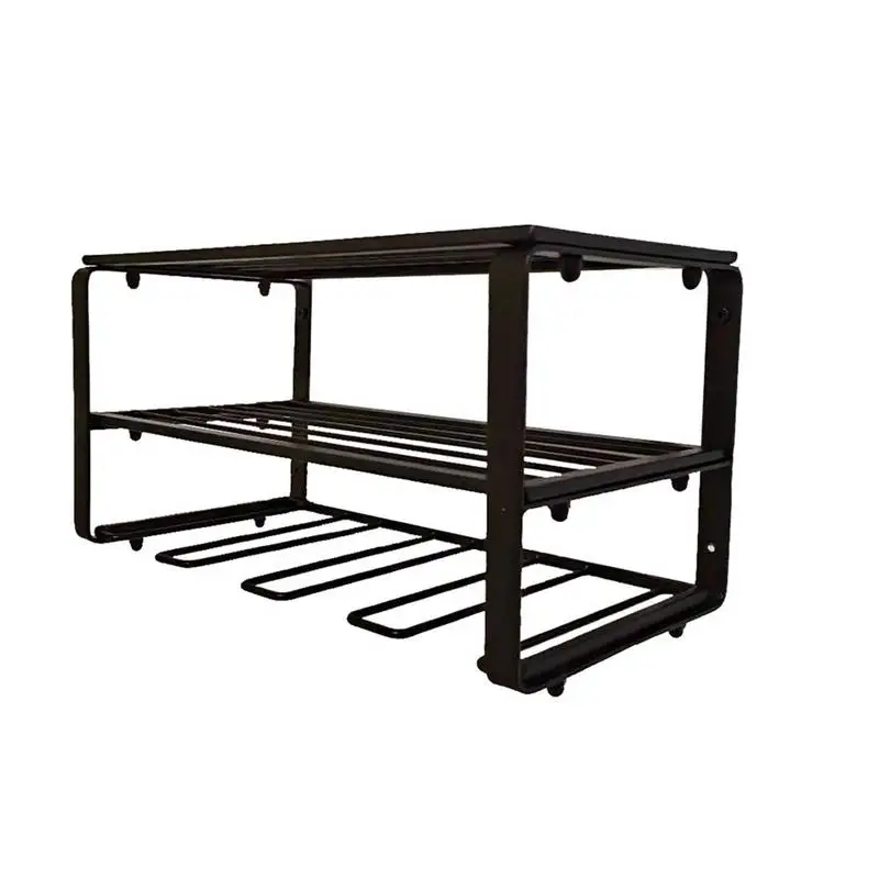 Power Tool Rack Electric Drill Holder Wall-mounted Workshop Organizer Wrench Screwdriver Tools Storage Shelf Garage Accessories
