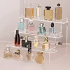Acrylic Display Shelf Transparent Ladder Makeup Pottery Doll Storage Rack Food Desserts Perfume Storage Rack 2