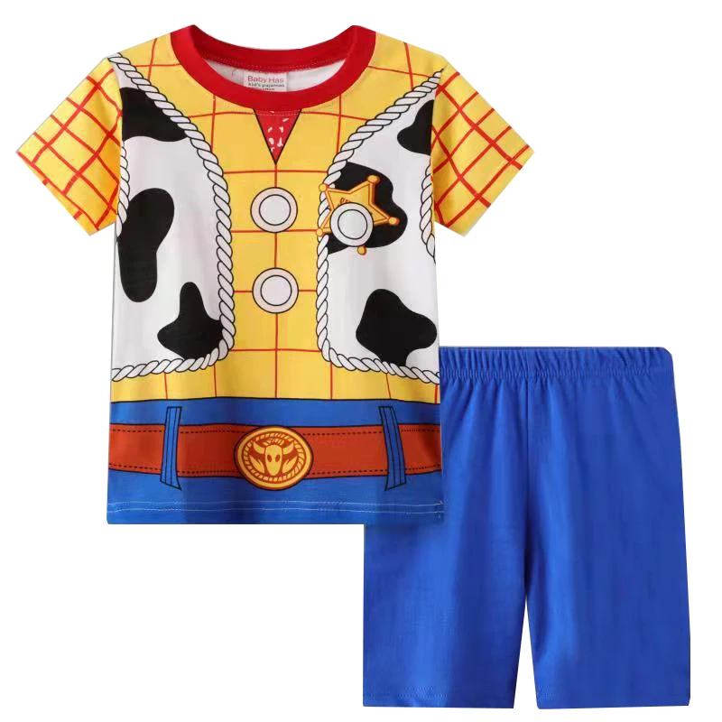 New Summer Kids Pyjamas Bass Lightyear Children Sleepwear Baby Set Boys Girls Pijamas Cotton Nightwear Clothes Pajamas Sets