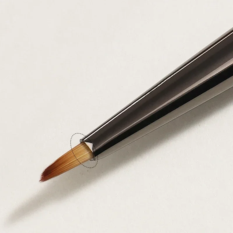 Triangular Nail Art Brush Pen 3D Tips Pattern Phototherapy Acrylic Nail Brush UV Gel DIY Manicure Tools Wood Handle Nail Brushes