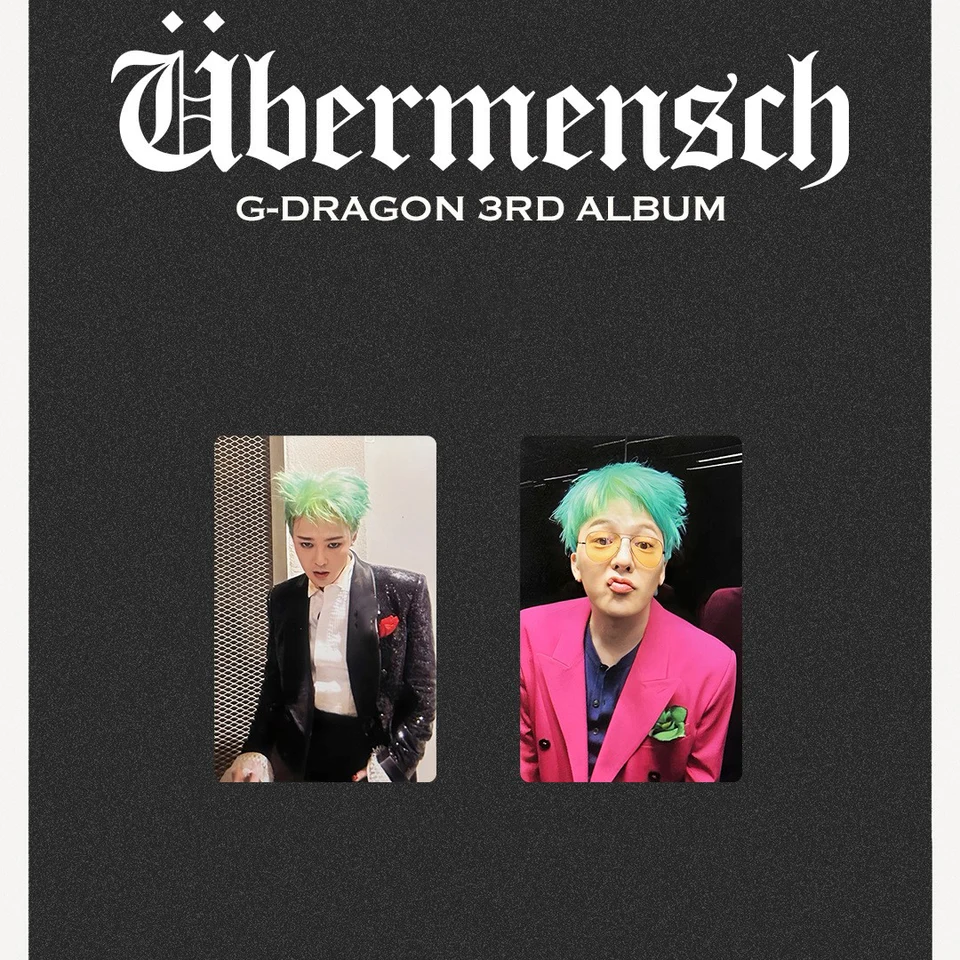 【2点セット】FANPLUSONE Übermensch GDRAGON G-DRAGON, GDRAGON, GD, KWON JIYONG, JI YONG - BIGBANG G