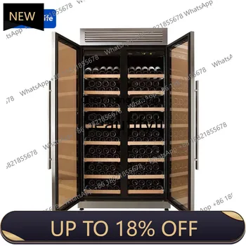 Z189 a56 Constant Temperature Wine Cabinet Double Door Tempered Glass Wine Cabinet for Restaurant Display Refrigerated Wine Cabi