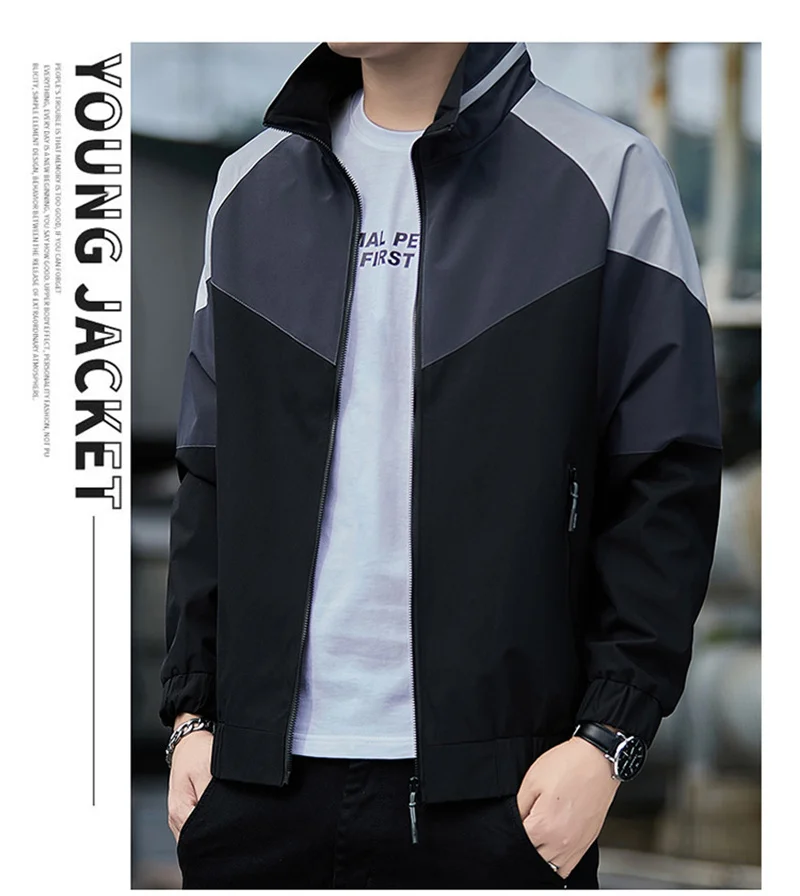 Korean Clothes Men Jacket | Casual Clothes Men Jacket