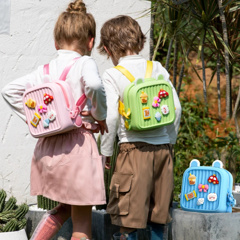 

Primary School Student Luggage Children's Travel Schoolbag Outdoor Cute Cartoon Water-Dustproof Small Backpack Boy Child Bag