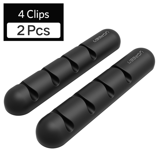 Cable Organizer Silicone USB Cable Winder Flexible Cable Management Clips For Mouse Headphone Earphone Cable Holder