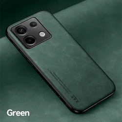 Luxury Magnetic Car Holder Phone Case with Advanced Protection for Redmi 9 (Green)