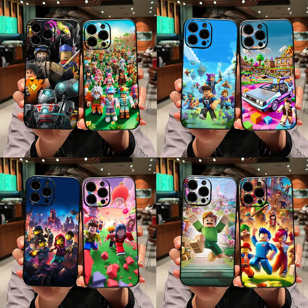 Cartoon R-Robloxs Wallpaper Phone Case Cover