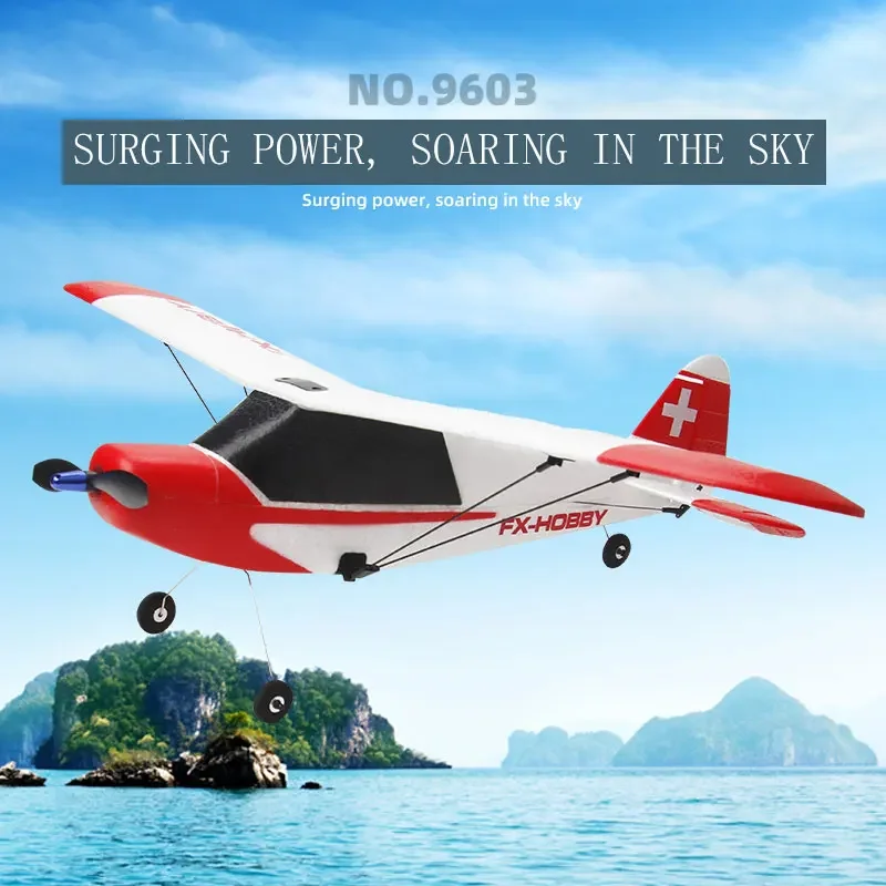 전자 리모컨 J3 Rc 비행기, 2.4ghz 3ch Fx9603 Epp 520mm 고정 날개 길이, Rc 글라이더 항공기 장난감, 어린이 선물, 신제품