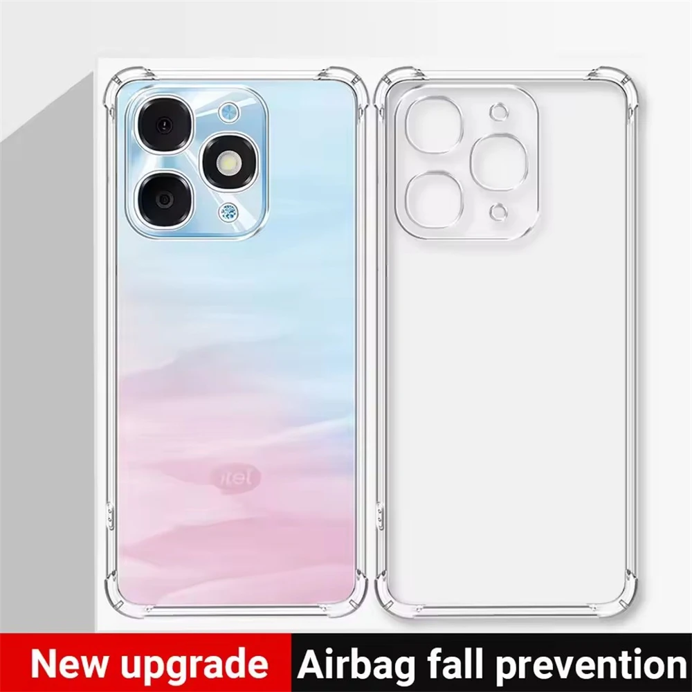 Clear Transparent Shockproof TPU Phone Case with Airbag Protection