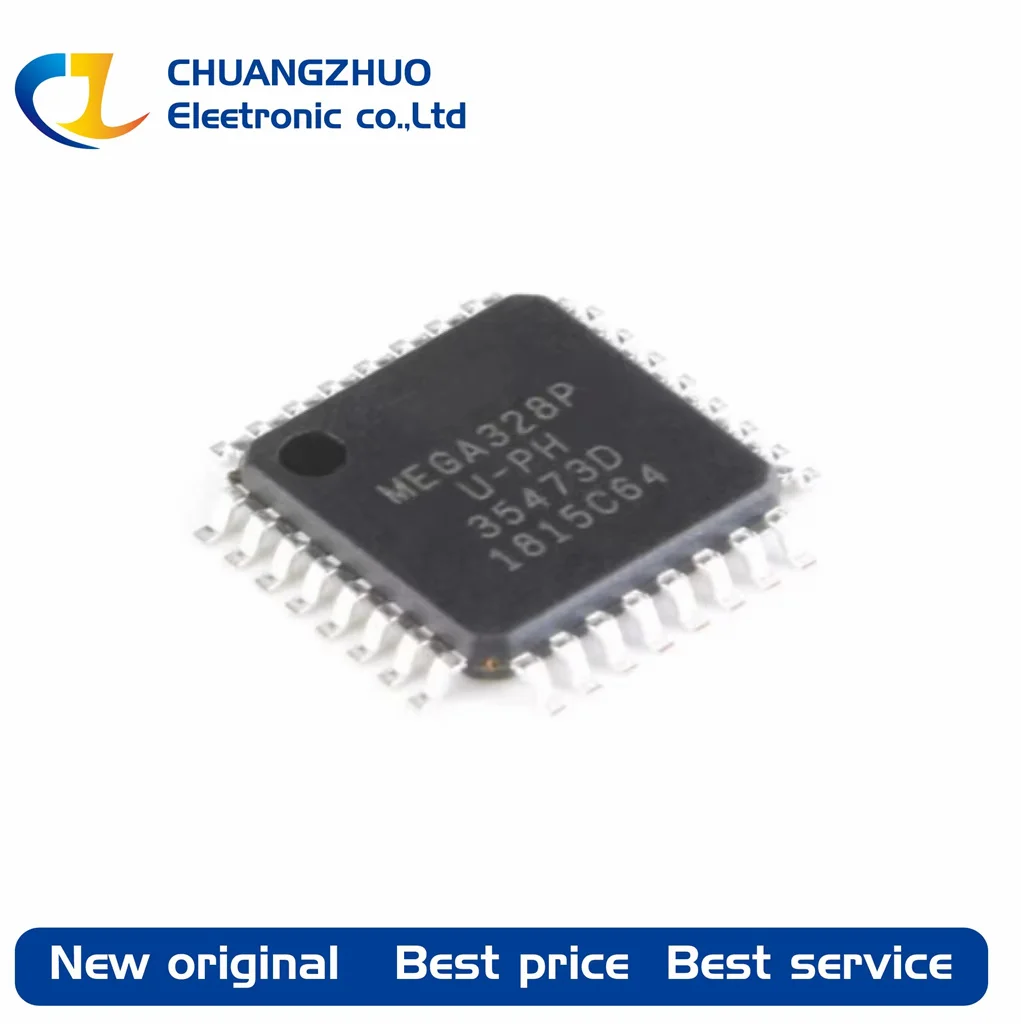 

1Pcs New original ATMEGA328P-AU 32KB 2KB FLASH 23 AVR 20MHz TQFP-32(7x7) Microcontroller Units