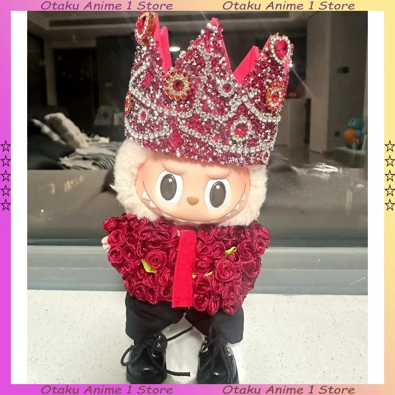 15/17/38/58cm Labubu Doll's Clothing Luxurious Rhinestone Crown - Main Image