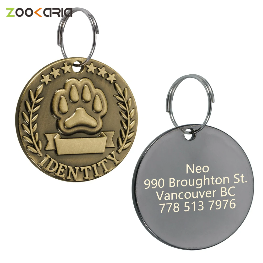 Engraved Dog Tags For Pets