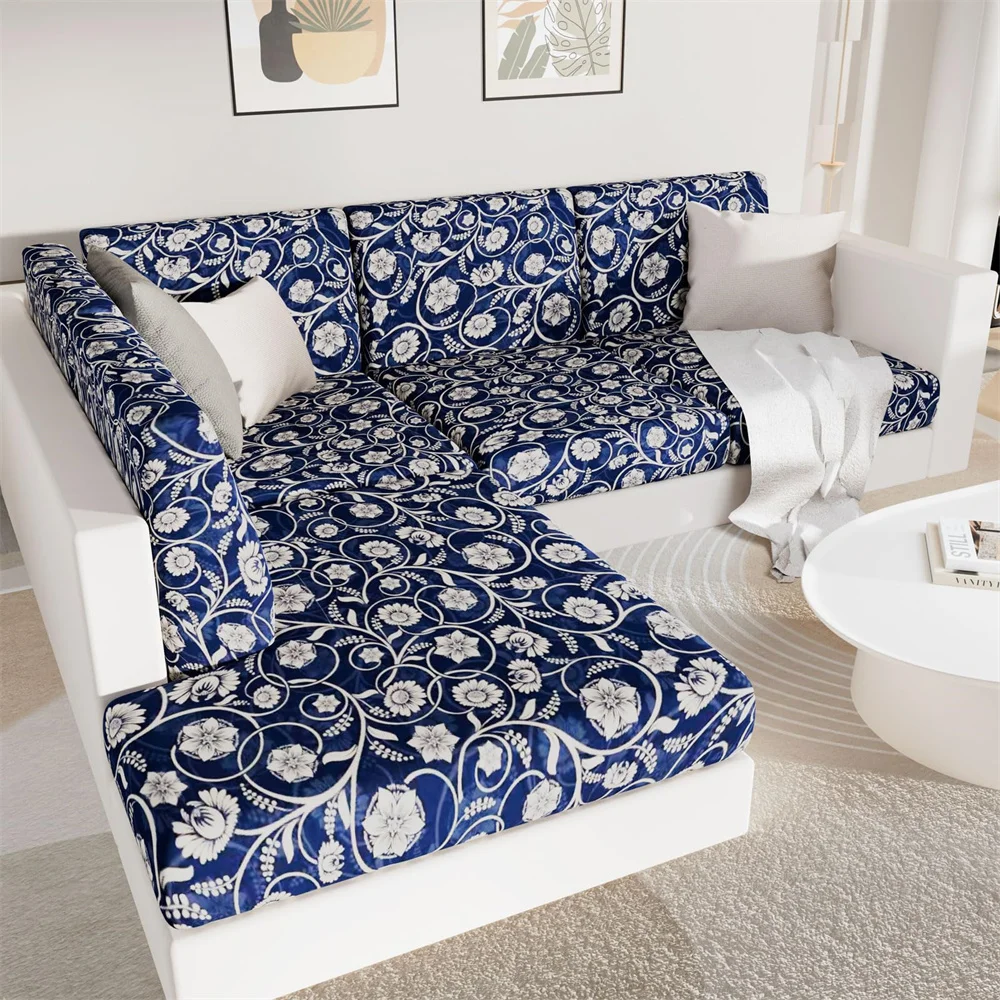 thumbnail image 1 of Homaxy-funda de cojín elástica con estampado para sofá, cubierta protectora completa para muebles de sala de estar, alfombrilla para mascotas, 1 of 5