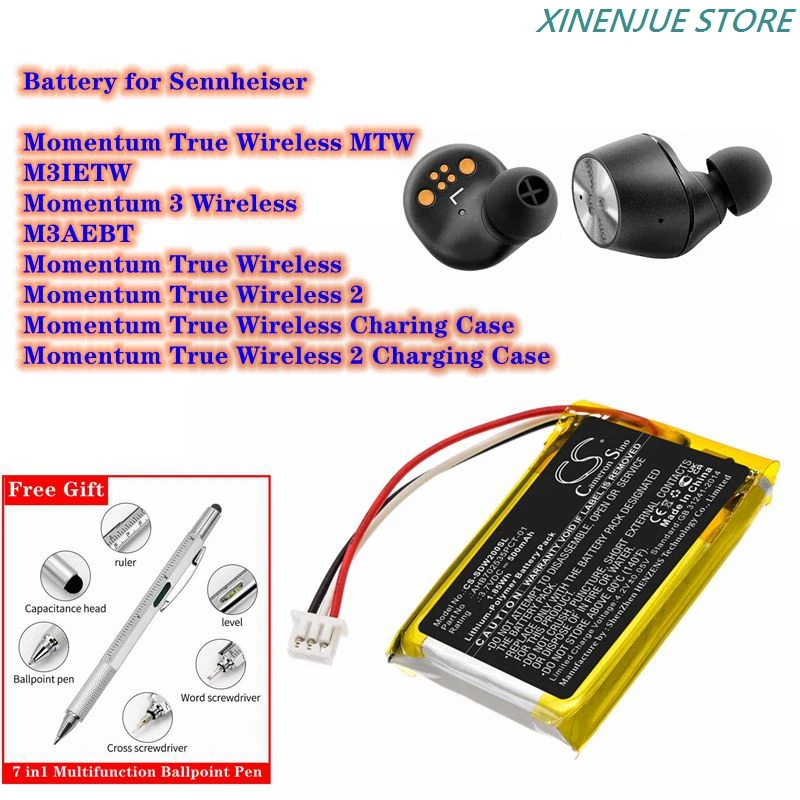 skak madlavning helvede Sennheiser Momentum True Wireless Battery | Sennheiser Headset Battery |  Case - Wireless - Aliexpress