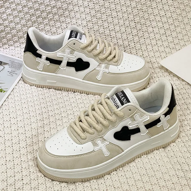 2023 Mannen Mode Retro Kruis Hart Dunk Skateboard Schoenen Student Party  Sneakers Ins Unisex Sneaker Merk Ontwerp Voor Vrouwen - AliExpress