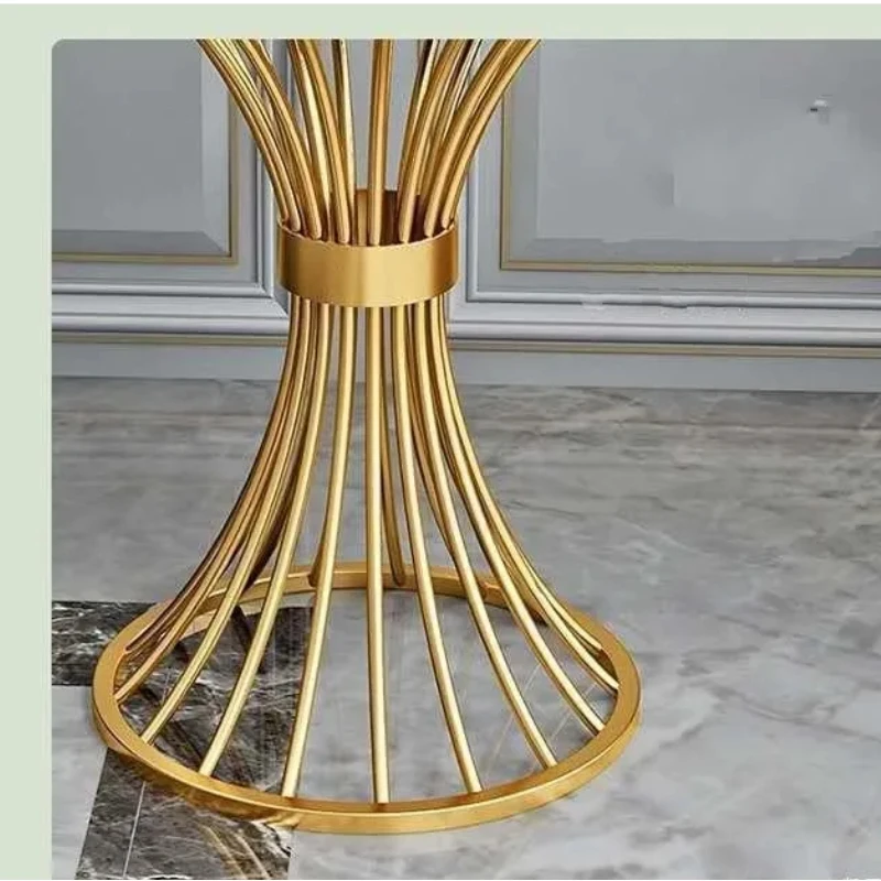 Nordic Marble Round Side Table Living Room Sofa Corner Tables Business Reception Coffee Table Negotiating Luxury Furniture