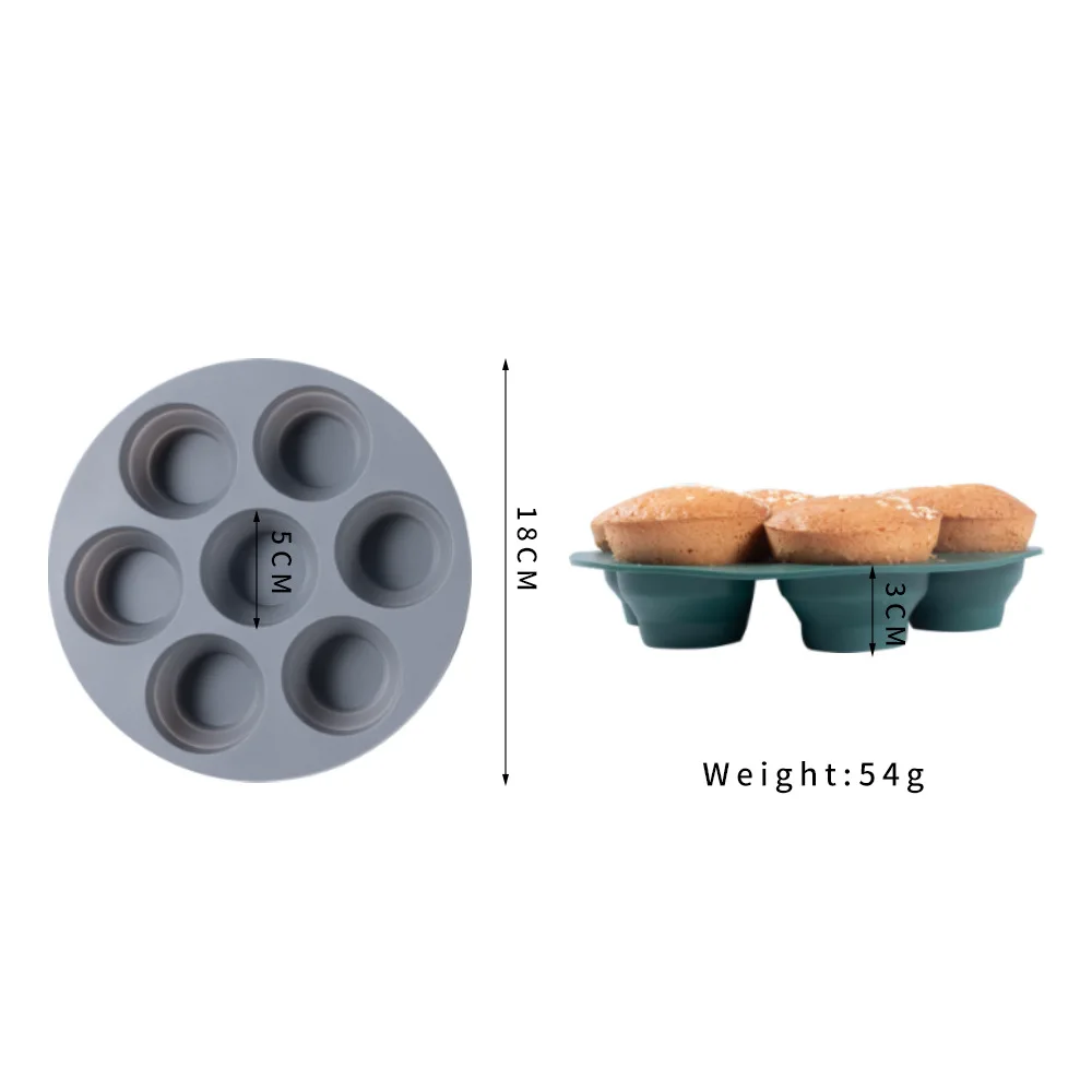  Olla de silicona para freidora de aire de 7.5 pulgadas [Ahorra  dinero con el kit de accesorios] Molde de silicona jumbo para mordeduras de  huevos, soporte de silicona – Accesorios imprescindibles