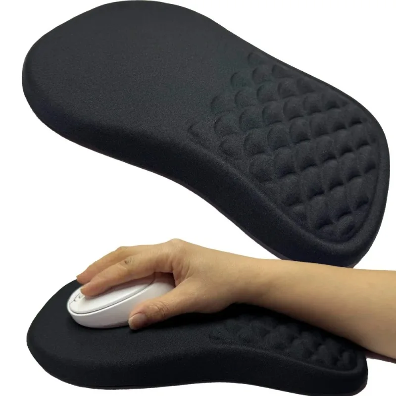 Repose-poignet ergonomique tapis de souris Support de poignet confortable antidérapant haute élastique mémoire coton tapis de souris pour ordinateur portable